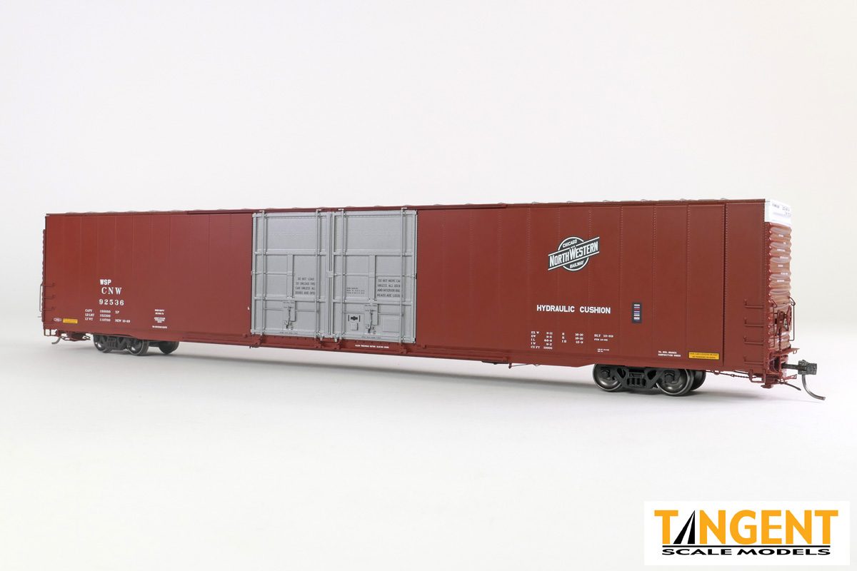 Chicago & North Western (C&NW) “Delivery 1969 Brown” Greenville 86′ Double Plug Door Box Car #92536 - 2505902 : HO