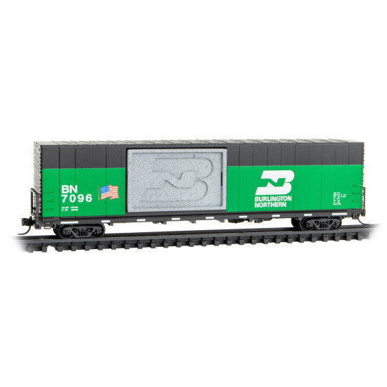60' Boxcar Honoring Mergers of Class 1 RR - Burlington Northern Rd# 7096 - 10200851 : N