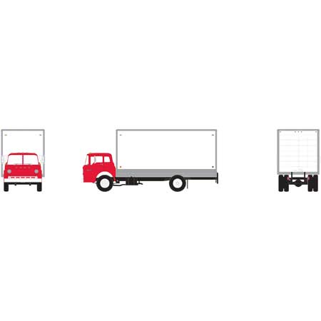 Ford-C Boxvan, Red-2742 : HO