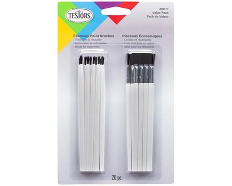 Value 20 Pack, Economy Paint Brush Set - 281177
