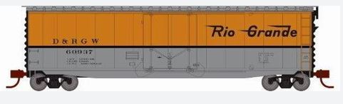 50 FT PS-1 Plug Door Smooth Side Box Denver & Rio Grande Western D&RGW 60917 - 2837 : N