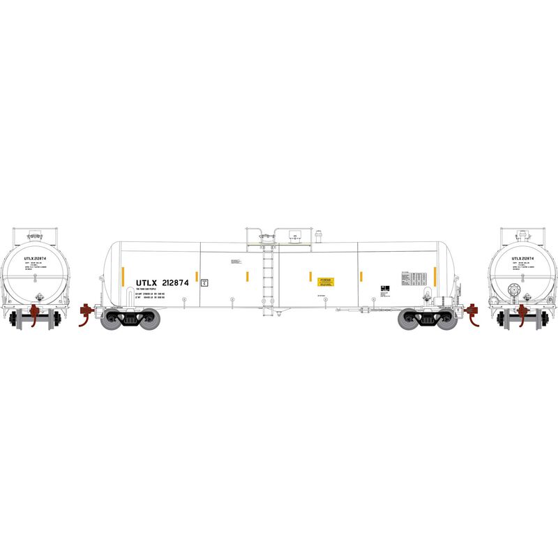 30,000-Gallon Ethanol Tank Car UTLX #212869 - 29924 : HO