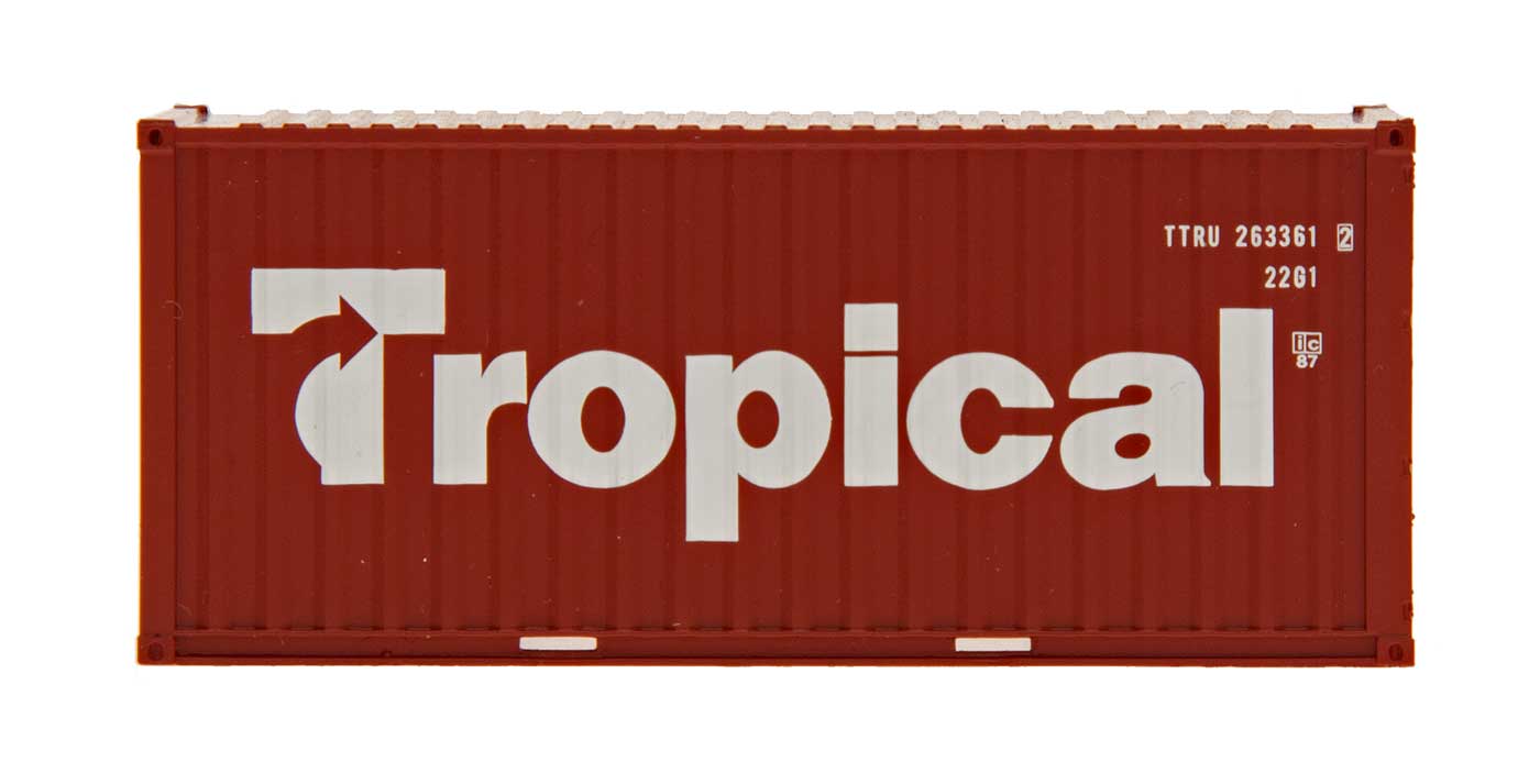 20 FT Corrugated Container Tropical TTRU 2-Pack - 30058 : HO