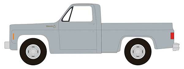 1979 Chevy Pickup Truck - Silver Poly - 30635 : HO