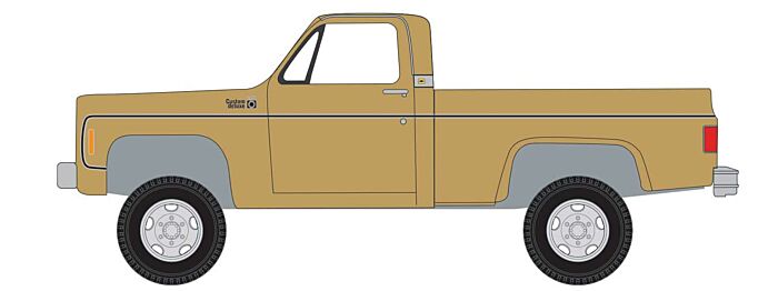1975 Chevy 4x4 Pickup - Light Saddle - 30660 : HO
