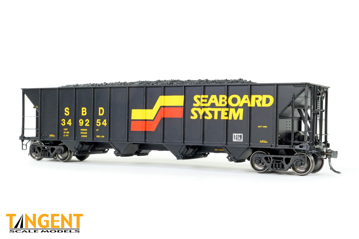 Bethlehem Steel 3350CuFt Quad Coal Hopper Seaboard System (SBD) “Seaboard Repaint” 1986+ #349285 - 32018-07 : HO