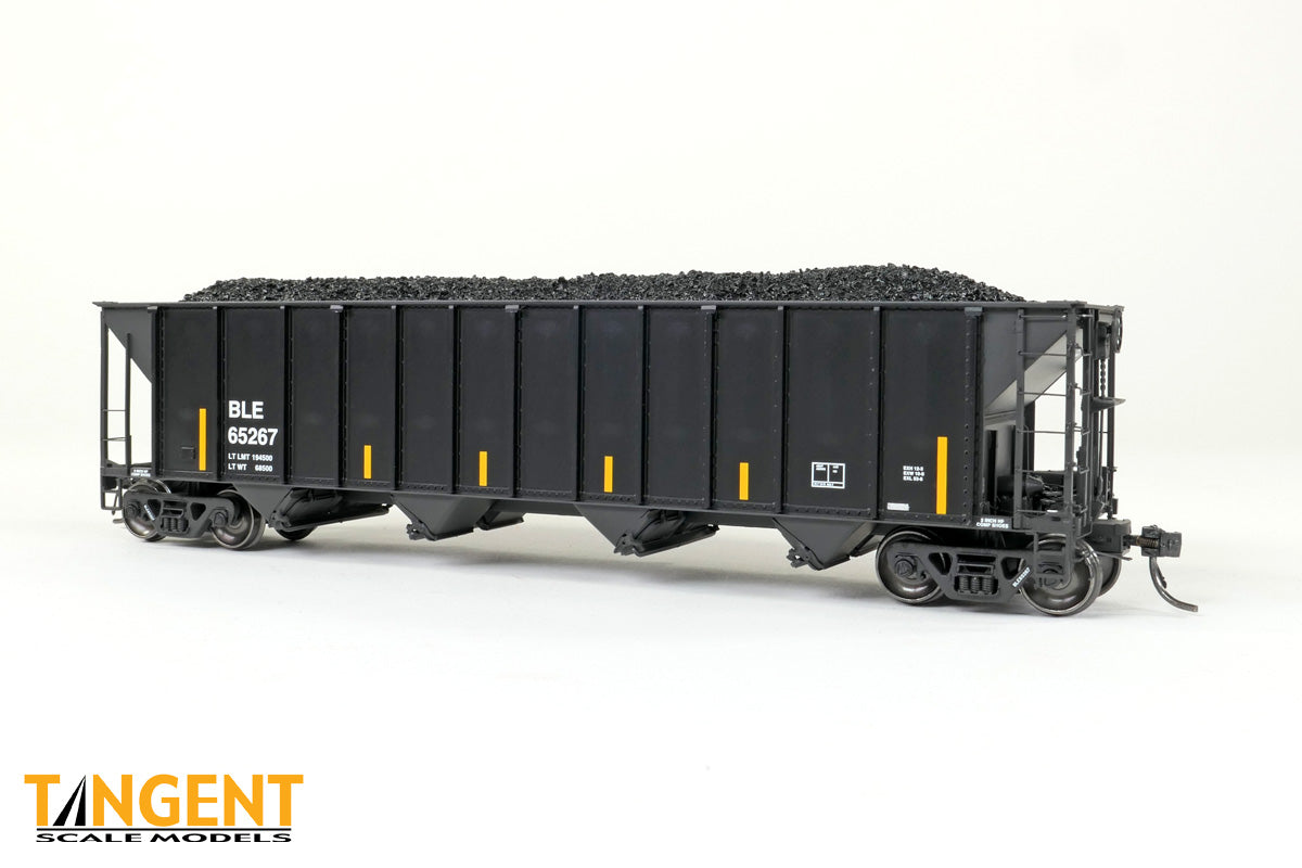 Bessemer and Lake Erie (BLE) “Conspicuity Repaint” 2005+ Pullman-Standard 3400CuFt Quad Coal Hopper #65234 - 32063-05 : HO