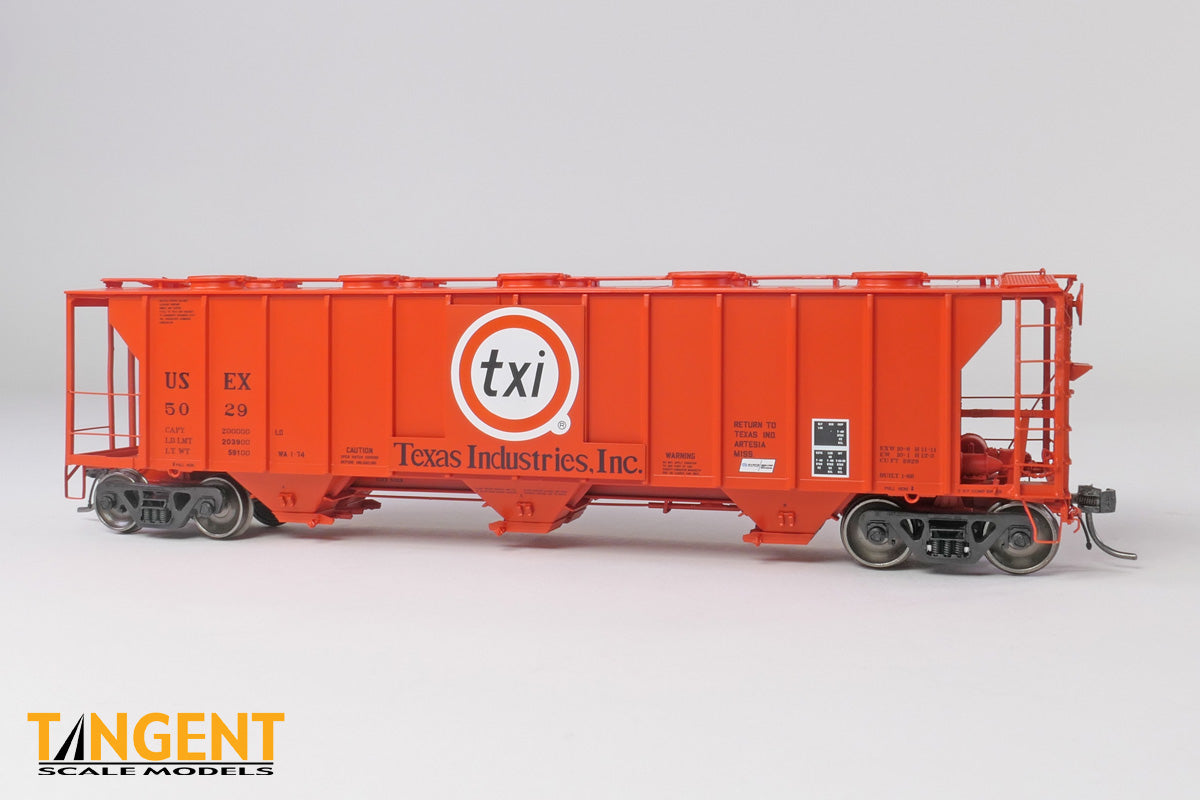 USEX “Texas Industries 1980” Pullman-Standard PS-2 2929CuFt Covered Hopper #5015 - 3516401 : HO