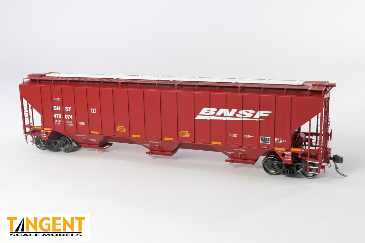 BNSF “Large Swoosh 2005” Trinity Industries Inc 4750CuFt Covered Hopper #470055 - 36015-04 : HO