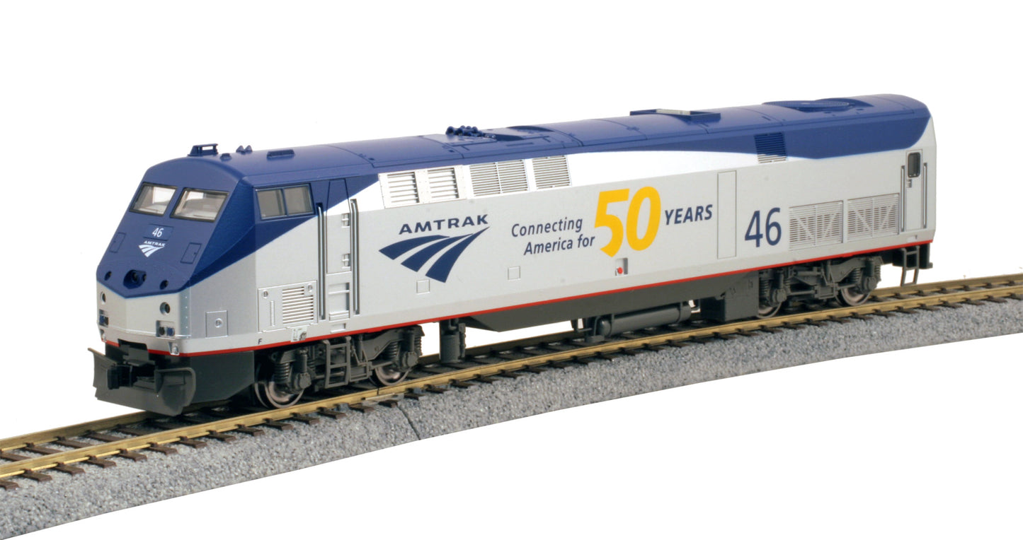 GE P42 "Genesis" Amtrak Phase V Late #46 w/ 50th Anniversary Logo w/ESU LokSound - 376112LS : HO