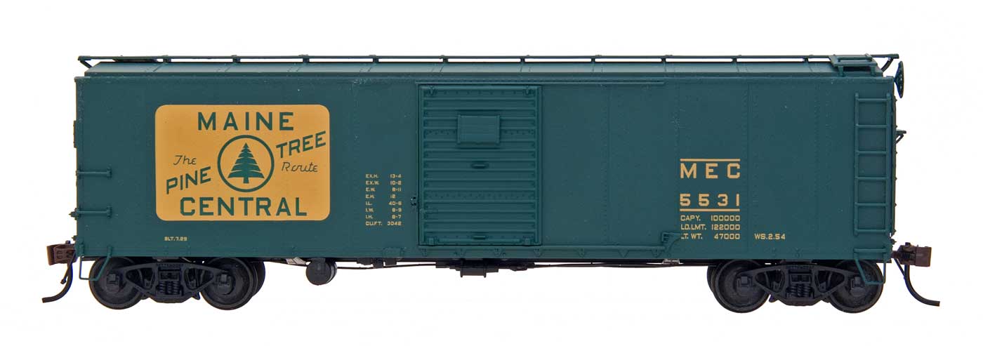 40' X-29 Boxcar - Maine Central MEC Various Numbers - 37160 : HO