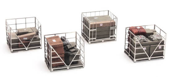Metal cage pallets - 387222 : HO