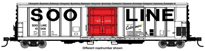 57 Ft Mechanical Reefer Soo Line 10008 - 3990 : HO