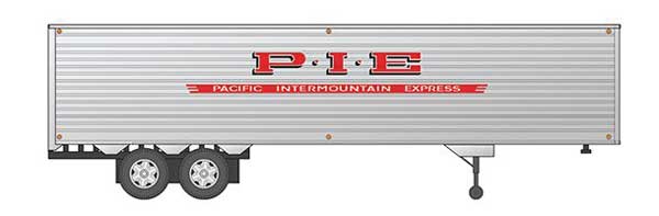 40' Fruehauf Fluted-Side Volume Van Trailer Pacific Intermountain Express 2 - 403050 : HO