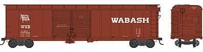 50' Round Roof Wabash Boxcar WAB #21002 - 41643 : HO