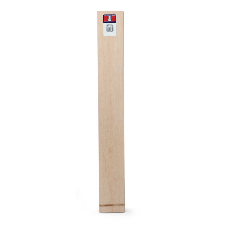 1/16 Inch X 3 Inch X 24 Inch Basswood - 4302