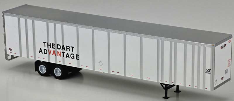 53' Platewall Highway Trailer - Assembled -- DART #11221 - 43290 : HO