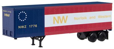40' Semi Trailer Norfolk & Western NWZ 1776 - 45000150 : N