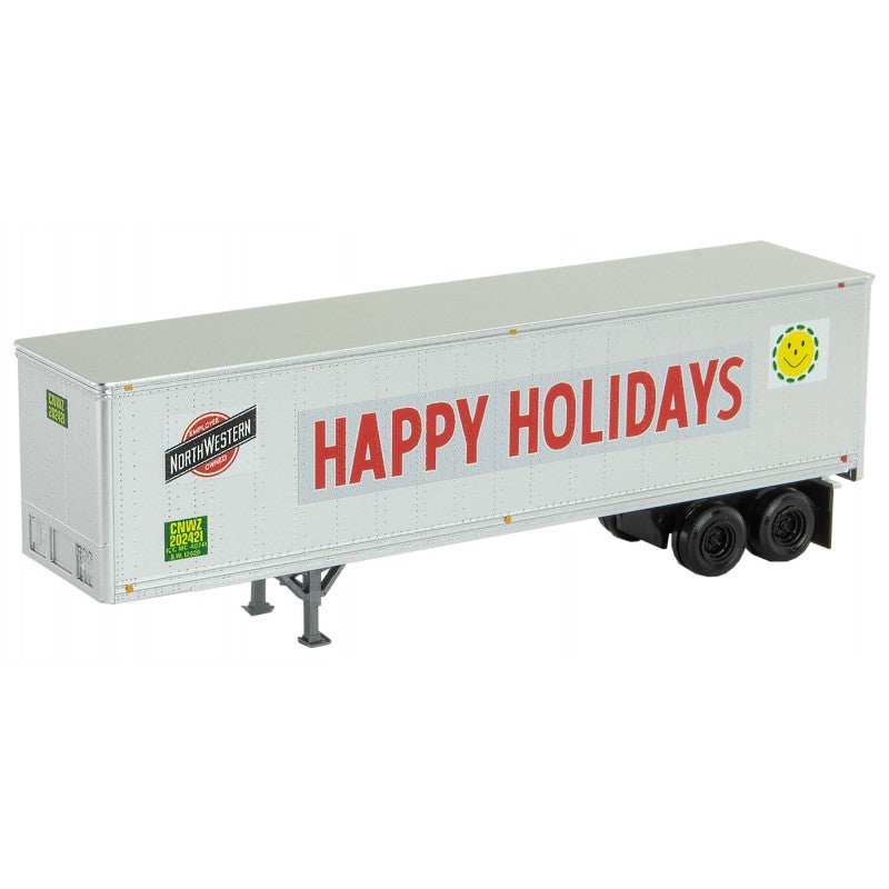 40' Semi Trailer Chicago & NorthWestern CNWZ 202421 - 45000170 : N