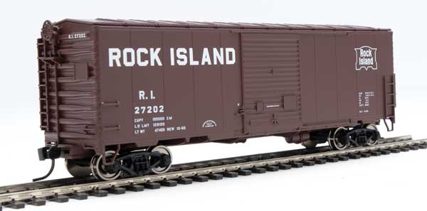 40' ACF Modernized Welded Boxcar w/8' Youngstown Door Rock Island RI 27330 - 45045 : HO