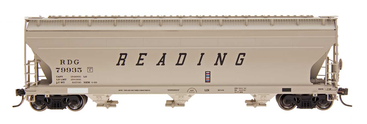 ACF 4650 Cubic FT 3-Bay Hopper Reading - 47075 : HO