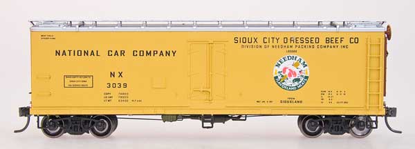 40' FGE Wood Refrigerator Car Sioux City Dressed Beef - 47730 : HO