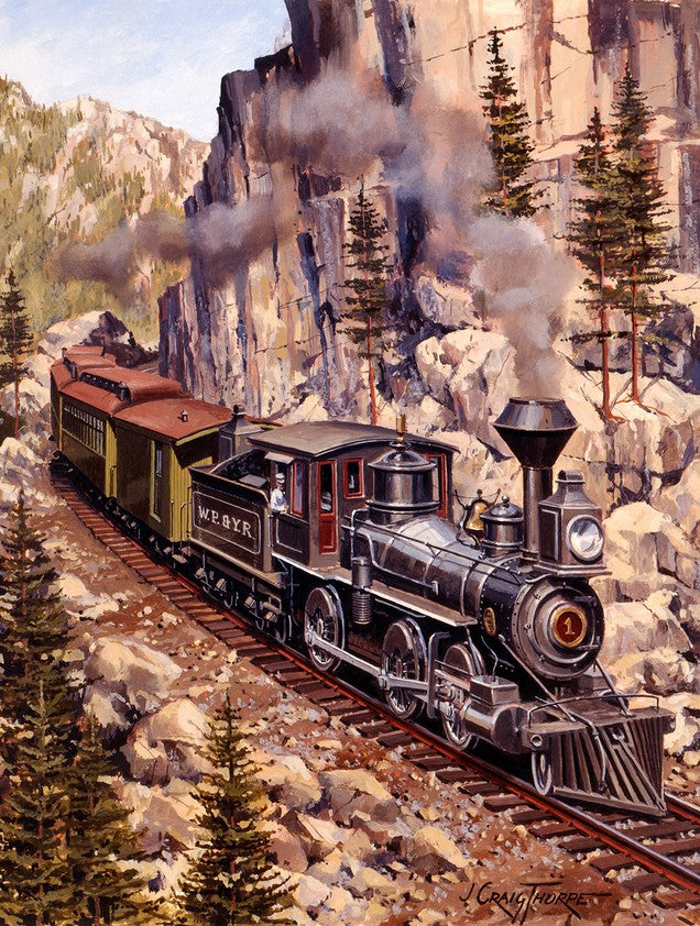 Locomotive Curve 500 Piece Puzzle - 49619