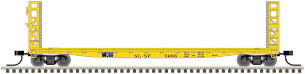 48' GSI-GSC Bulkhead Flat Car Frisco SLSF 5655 - 50004807 : N