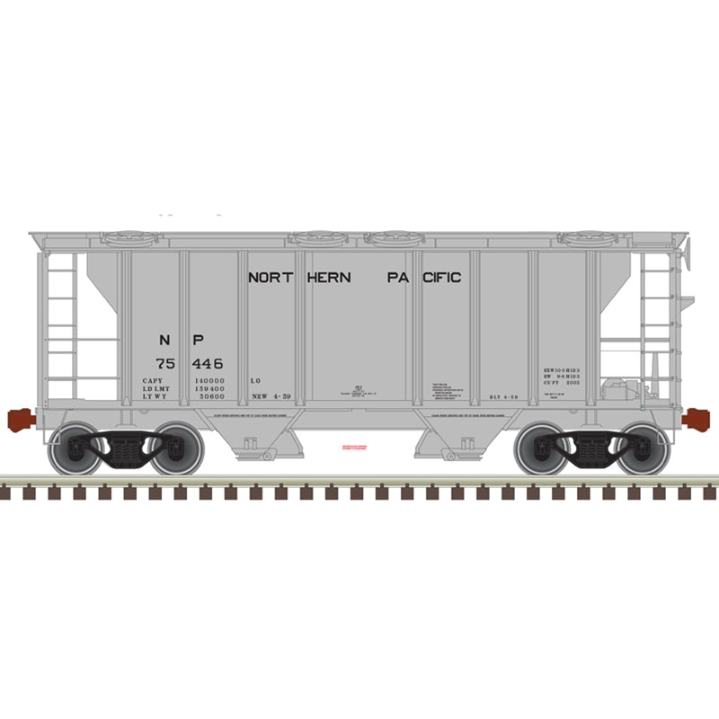 PS-2 2-Bay Covered Hopper Northern Pacific NP 75446 - 50005908 : N