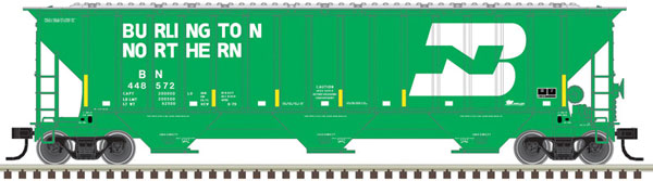 Thrall 4750 Covered Hopper Burlington Northern BNSF Ex/BN 448408 - 50005915 : N