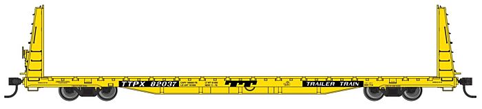 68' Bulkhead Flatcar - TTPX 82119 - 50617 : HO