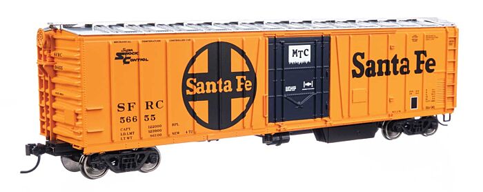 50' AAR Mechanical Refrigerator Car - Ready-to-Run -- Santa Fe #56669 - 3777 : HO