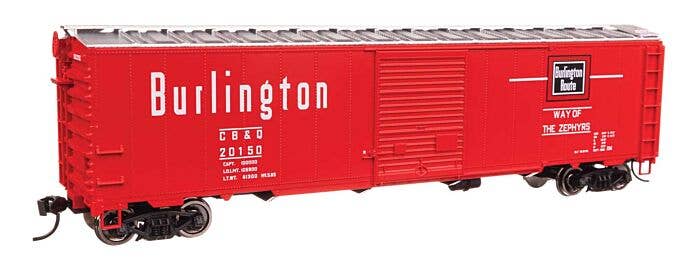 50' AAR Single Door Boxcar - Ready to Run -- Chicago, Burlington & Quincy #20150 - 46509 : HO