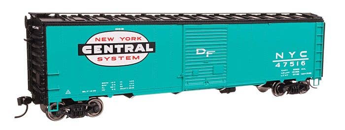 50' AAR Single Door Boxcar - Ready to Run -- New York Central #47516 - 46517 : HO