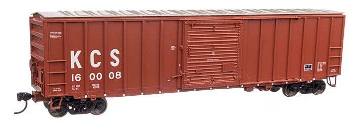 50' ACF Exterior Post Boxcar - Kansas City Southern 160008 - 1880 : HO