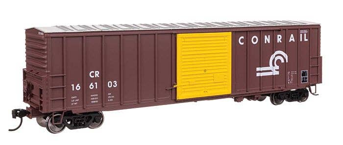 50' ACF Exterior Post Dreadnaught End Plate B Boxcar -- Conrail #166006 - 46037 : HO