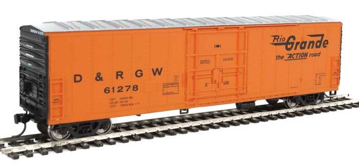50' Insulated Boxcar Rio Grande D&RGW 61278 -2033 : HO