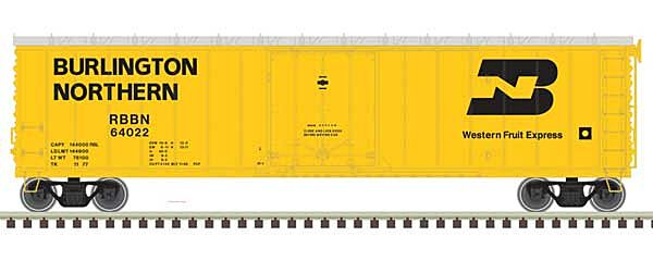 50' Plug-Door Boxcar - Ready to Run - Master(R) -- Burlington Northern RBBN #64125 - 20007019 : HO