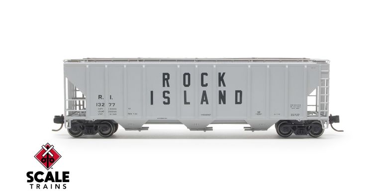 PS 4427 3-Bay Covered Hopper, Rock Island-EN5301802 : N