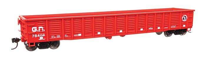 53' Corrugated-Side Gondola - Ready To Run -- Great Nothern #78511 - 6080 : HO