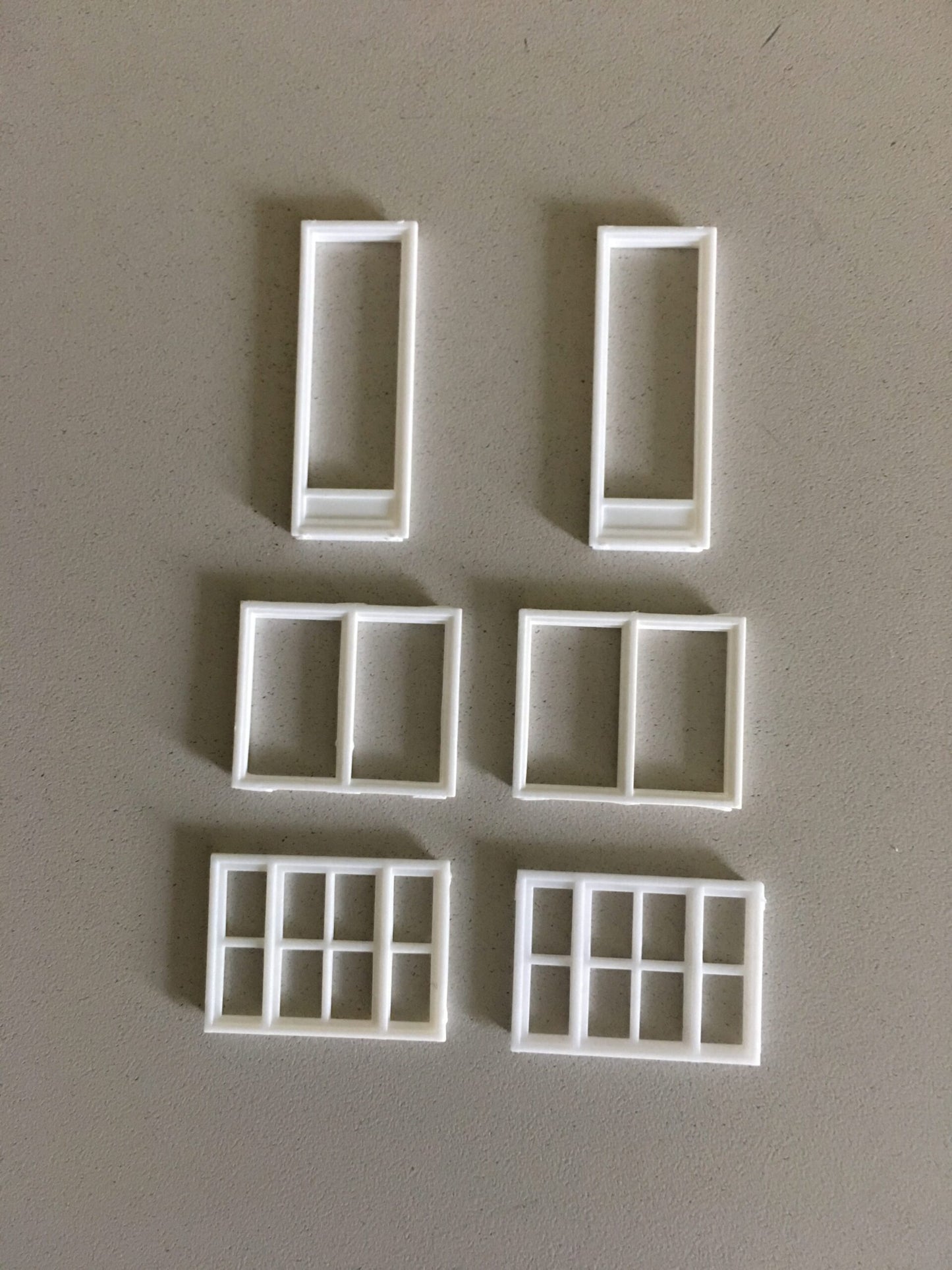 Assorted Windows (6 each) - 1201 : HO