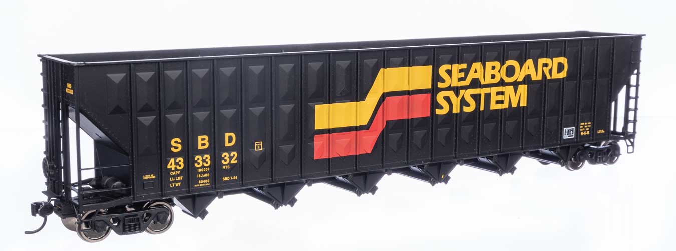 73'3" Greenville 7,000 Cubic Foot Wood Chip Hopper - Seaboard System #433406 - 56326 : HO