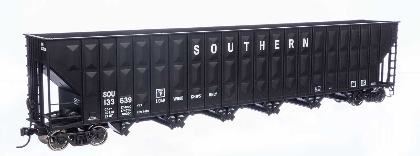 73'3" Greenville 7,000 Cubic Foot Wood Chip Hopper - Southern (Black) #133539 - 56328 : HO
