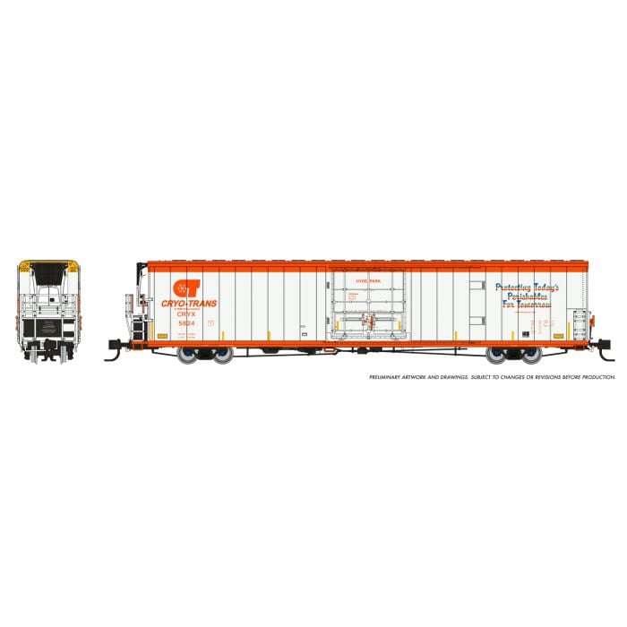 Greenbrier 7780cuft Reefer: Cryo-Trans: - 567002A : N