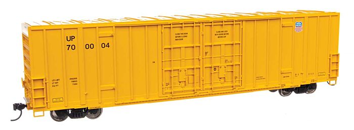 60' High Cube Plate F Boxcar Union Pacific #700036 - 3047 : HO
