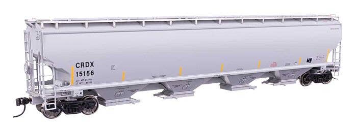 67' Trinity 6351 4-Bay Covered Hopper - Ready to Run -- Chicago Freight Car Leasing Co CRDX #15225 - 110319 : HO