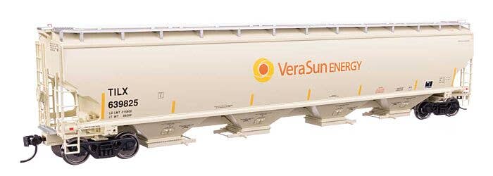 67' Trinity 6351 4-Bay Covered Hopper - Ready to Run -- Vera Sun TILX #639758 - 110330 : HO