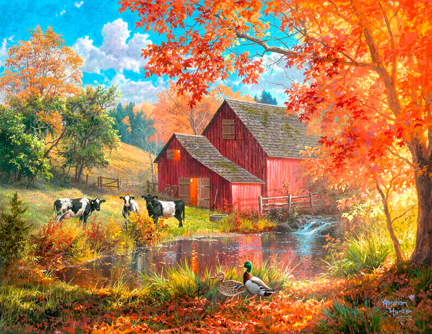 Farm Pond 1000 piece Puzzle - 69417