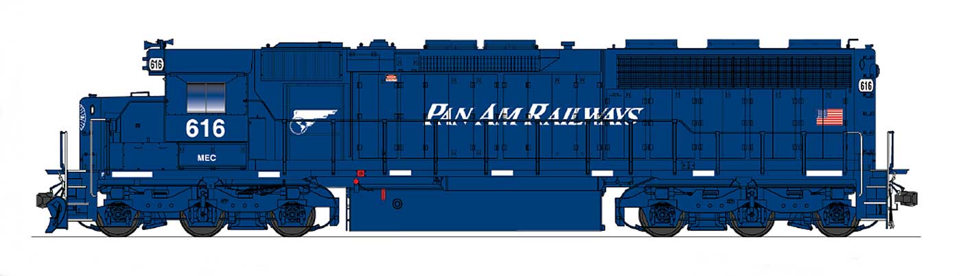 EMD SD45-2 Pan Am Railways #617 DCC/Sound - 69588S02 : N