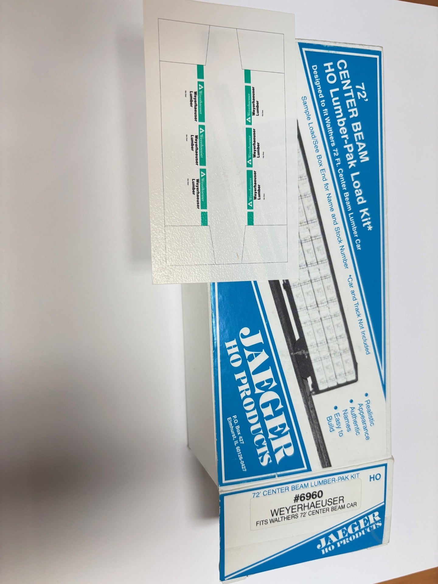 Weyerhaeuser Lumber Load Kit for Walthers 72 Ft Centerbeam - 6960 : HO